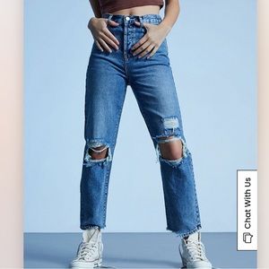 Pacsun high rise straight jeans size 26